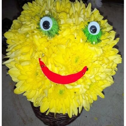 Aranjament 1 smiley face 25 cm