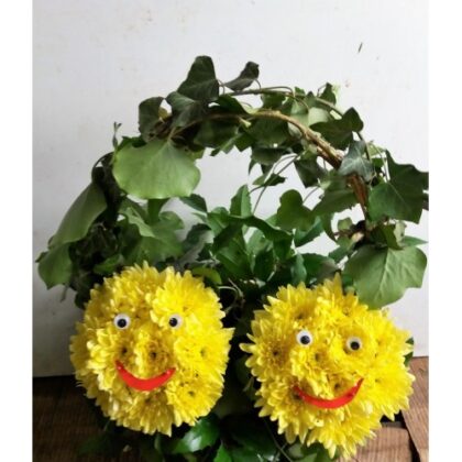 Aranjament cu doi smiley face